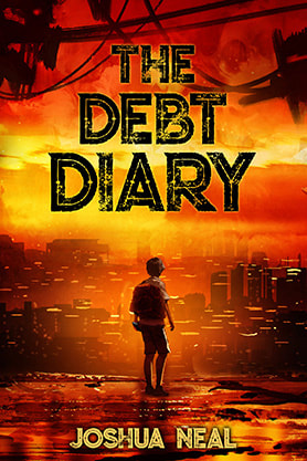 book cover design, ebook kindle amazon, the debt diary , joshua neal