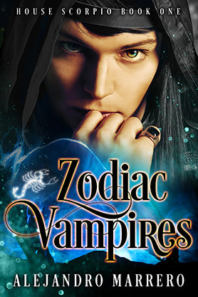 book cover design, ebook kindle amazon, alejsandro marrero , zodiac vampires