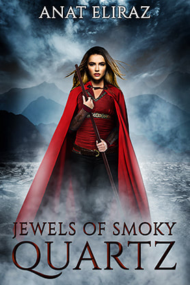 book cover design, ebook kindle amazon, anat eliraz , jewels of smoky quartz