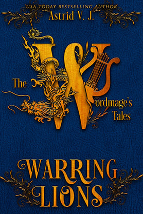 book cover design, ebook kindle amazon, astrid vj , warring lions