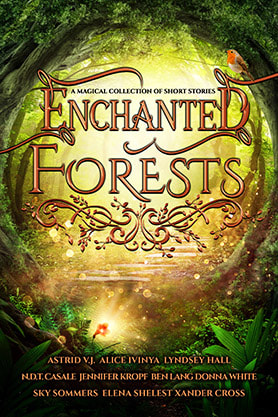 book cover design, ebook kindle amazon, enchanted forests