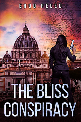 book cover design, ebook kindle amazon, the bliss conspiracy , ehud peled