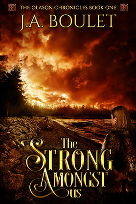book cover design, ebook kindle amazon, ja boulet, the strong among us