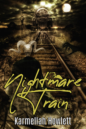 book cover design, ebook kindle amazon, karmellah howlett, nightmare train