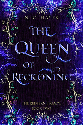 book cover design, ebook kindle amazon, nc hayes, the queen of reckoning
