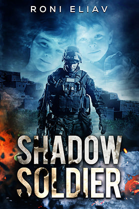 book cover design, ebook kindle amazon, roni eliav, shadow soldier