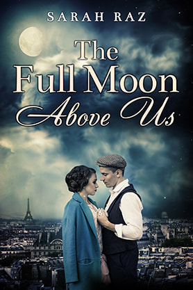 book cover design, ebook kindle amazon, sarah raz, the full moon above us