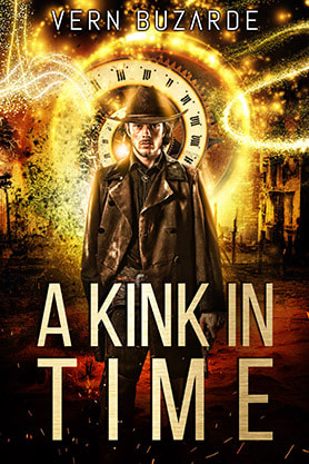 book cover design, ebook kindle amazon, vern buzarde, a kink in time