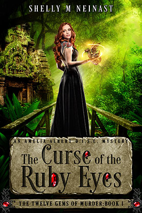 book cover design, ebook kindle amazon, shelly m neinast, the curse of ruby eyes