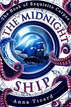 book cover design, ebook kindle amazon, anna tizard, the midnight ship