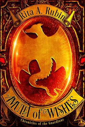 book cover design, ebook kindle amazon, rita a rubin, amulet of wishes
