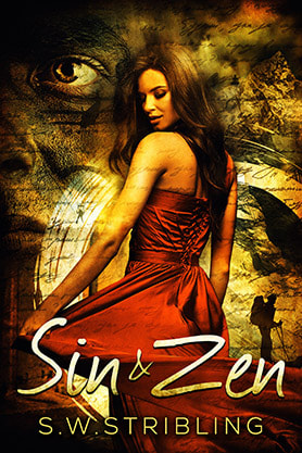 book cover design, ebook kindle amazon, sw stribling, sin and zen