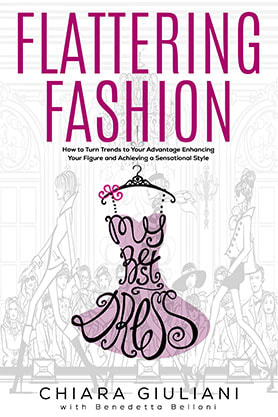 book cover design , ebook kindle amazon, non fiction, chiara giuliani, flattering fashion