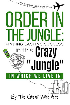 book cover design , ebook kindle amazon, non fiction, order in the jungle