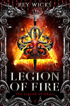 book cover design, ebook kindle amazon, rey wicks , legion of fire