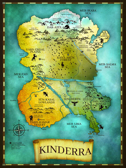 Fantasy Map design, kinderra