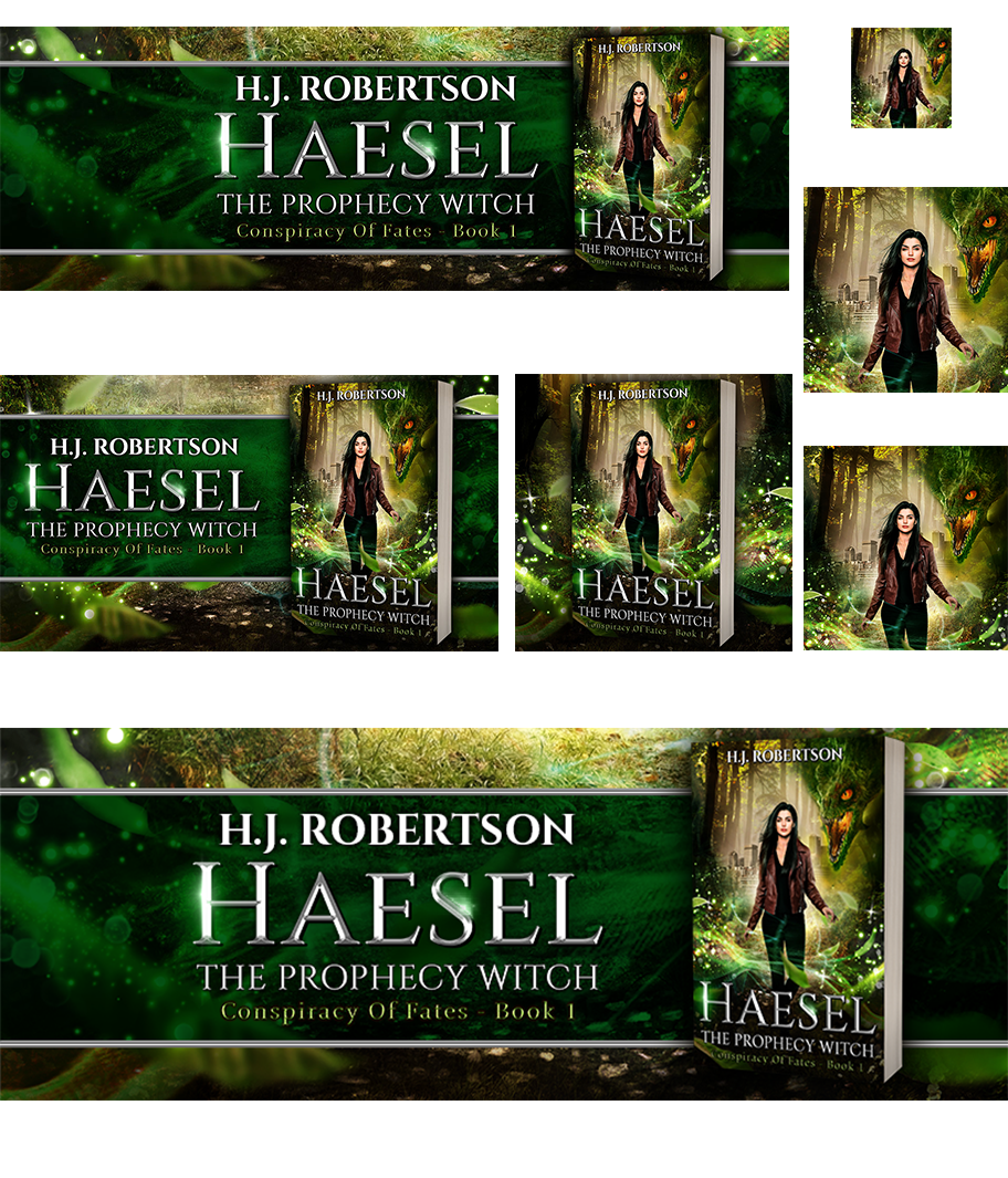 social media, Facebook, Instagram, Twitter,  haesel the prophecy witch, hj robertson